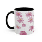 Lotus Floral Accent Mug