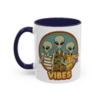Retro Vibes Alien Accent Mug