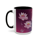 Lotus Blossom Accent Coffee Mug