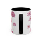 Lotus Floral Accent Mug