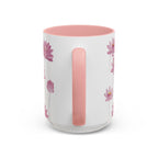 Lotus Floral Accent Mug