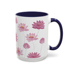 Lotus Floral Accent Mug