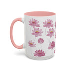 Lotus Floral Accent Mug