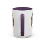 Retro Vibes Alien Accent Mug