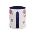 Lotus Floral Accent Mug