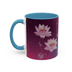 Lotus Blossom Accent Coffee Mug