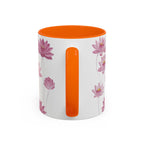 Lotus Floral Accent Mug