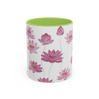 Lotus Floral Accent Mug