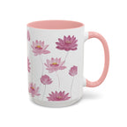 Lotus Floral Accent Mug