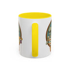 Retro Vibes Alien Accent Mug