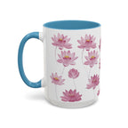 Lotus Floral Accent Mug