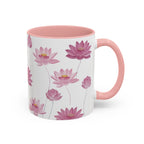 Lotus Floral Accent Mug
