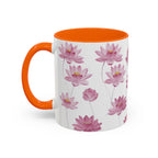 Lotus Floral Accent Mug