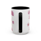 Lotus Floral Accent Mug