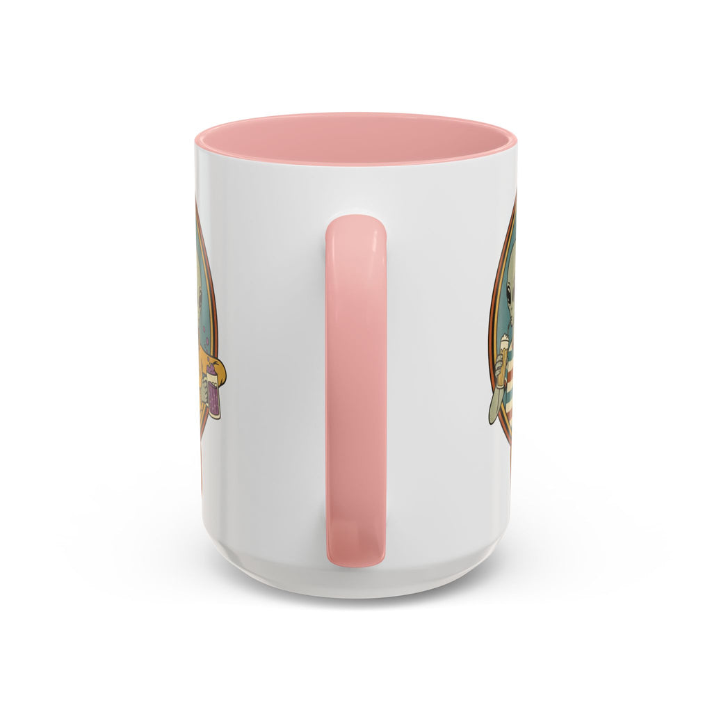 Retro Vibes Alien Accent Mug