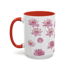 Lotus Floral Accent Mug