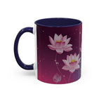 Lotus Blossom Accent Coffee Mug