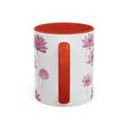 Lotus Floral Accent Mug