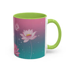 Lotus Blossom Accent Coffee Mug