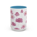 Lotus Floral Accent Mug
