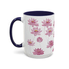 Lotus Floral Accent Mug