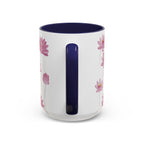 Lotus Floral Accent Mug