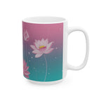 Lotus Blossom Ceramic Mug
