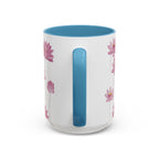 Lotus Floral Accent Mug