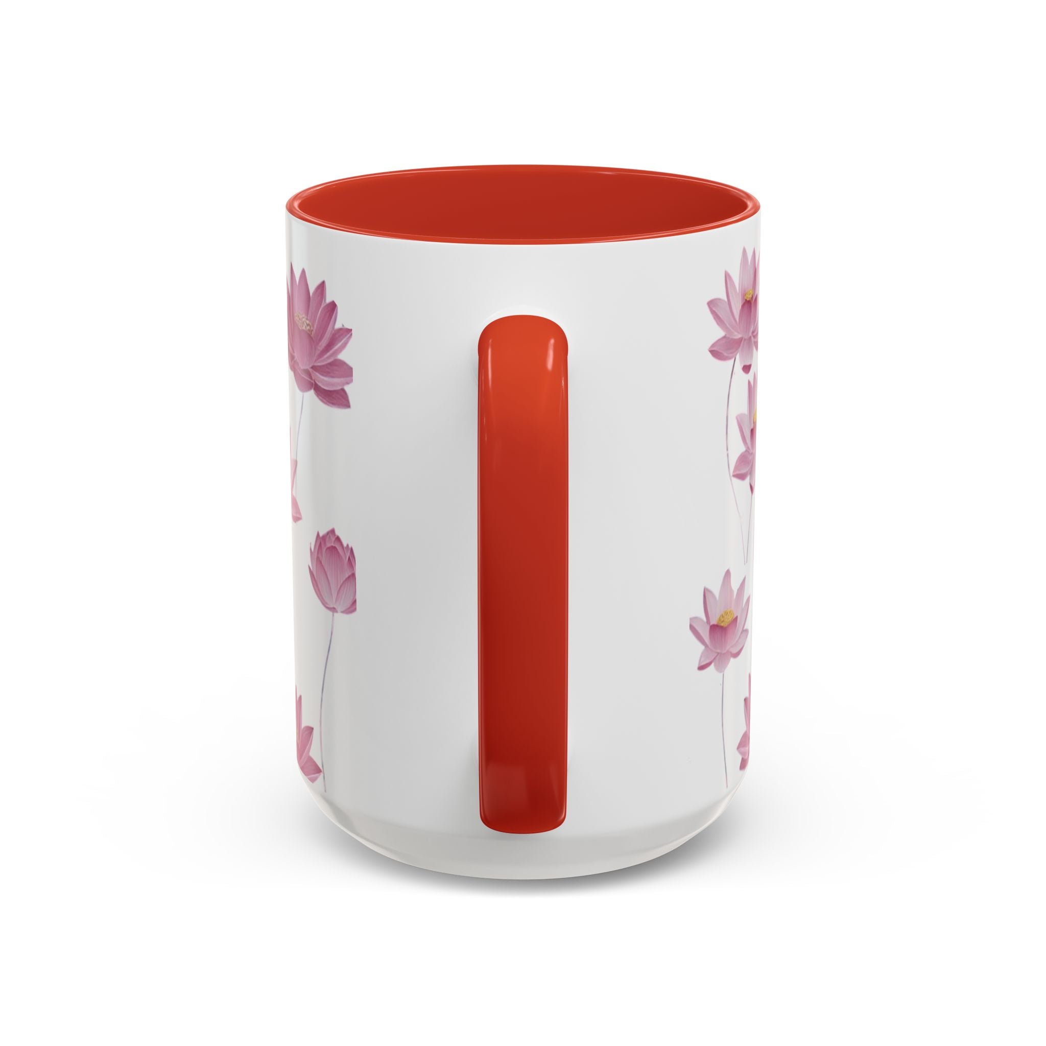 Lotus Floral Accent Mug