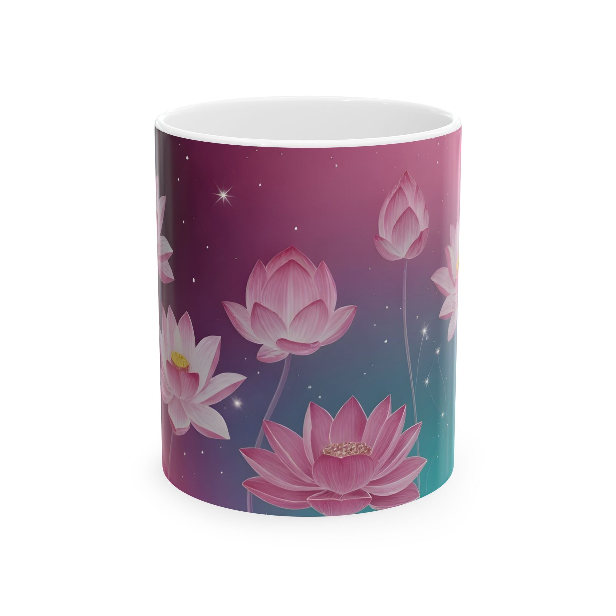 Lotus Blossom Ceramic Mug