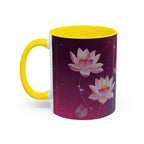 Lotus Blossom Accent Coffee Mug