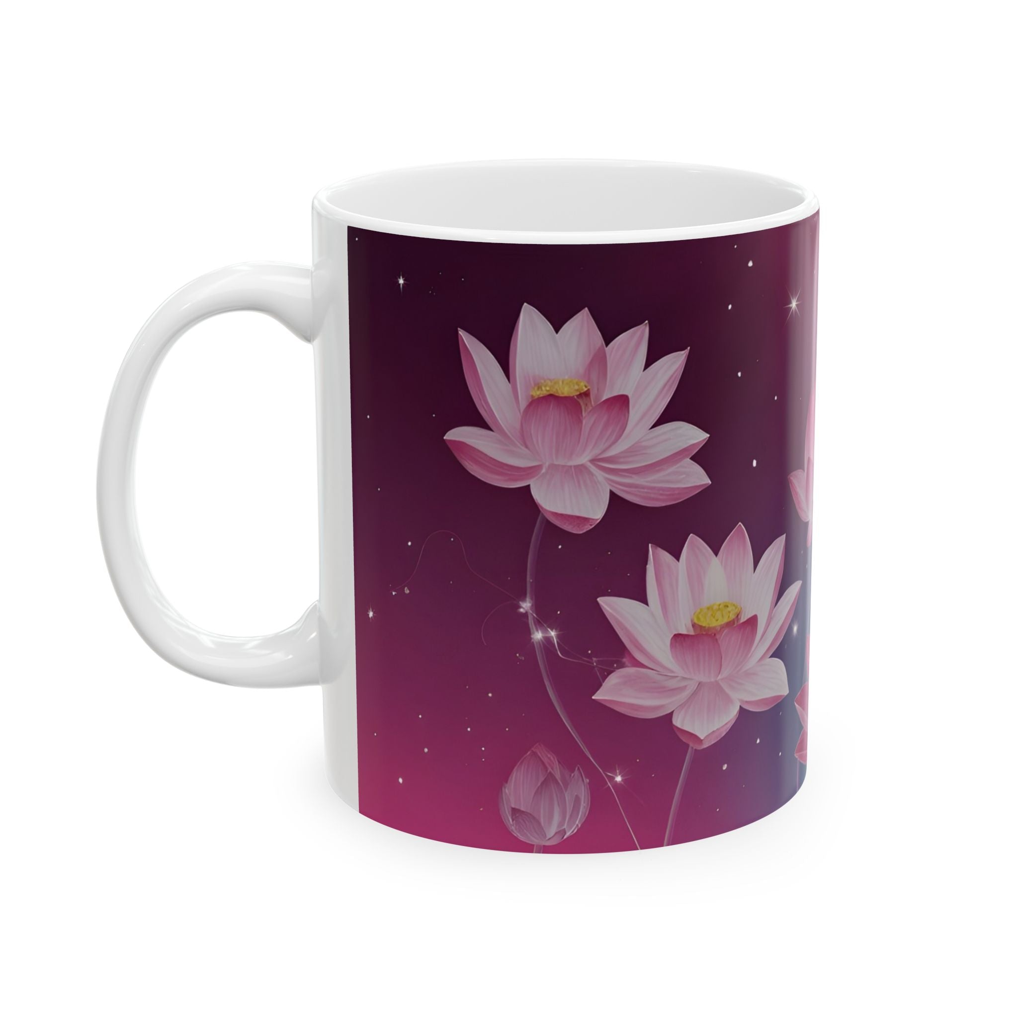 Lotus Blossom Ceramic Mug