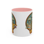 Retro Vibes Alien Accent Mug