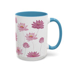 Lotus Floral Accent Mug