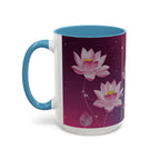 Lotus Blossom Accent Coffee Mug