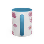 Lotus Floral Accent Mug