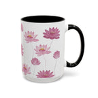 Lotus Floral Accent Mug