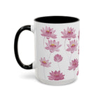 Lotus Floral Accent Mug